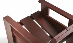 Chaise longue d'extérieur en pin Iron red Crate - Hay