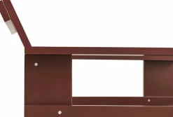 Chaise longue d'extérieur en pin Iron red Crate - Hay