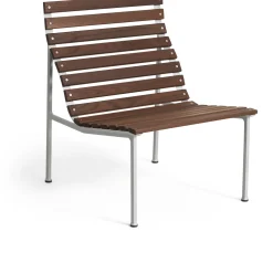 Chaise longue en frêne huilé et aluminium 70x63x80cm Traverse - Hay