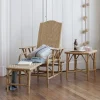 Chaise longue en rotin naturel Grand-mère - KOK
