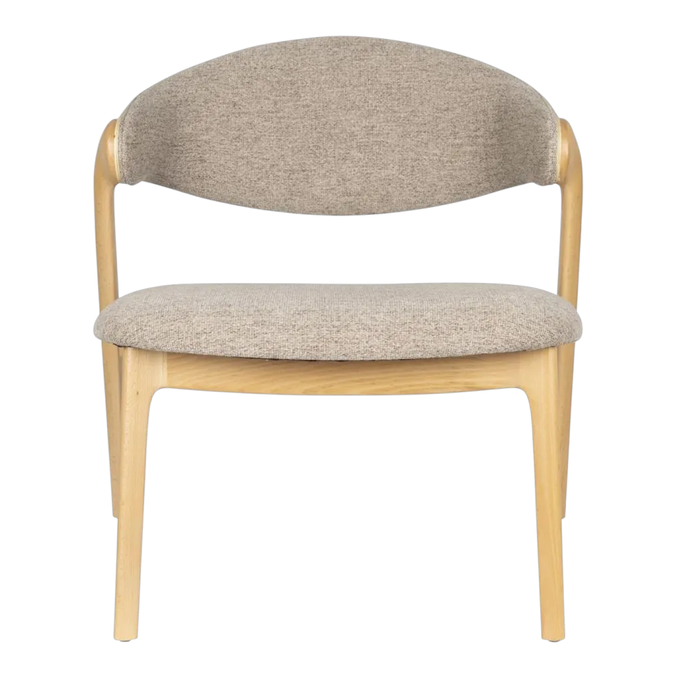 Chaise lounge en bois de hêtre 65x71x74cm Babington - Dutchbone