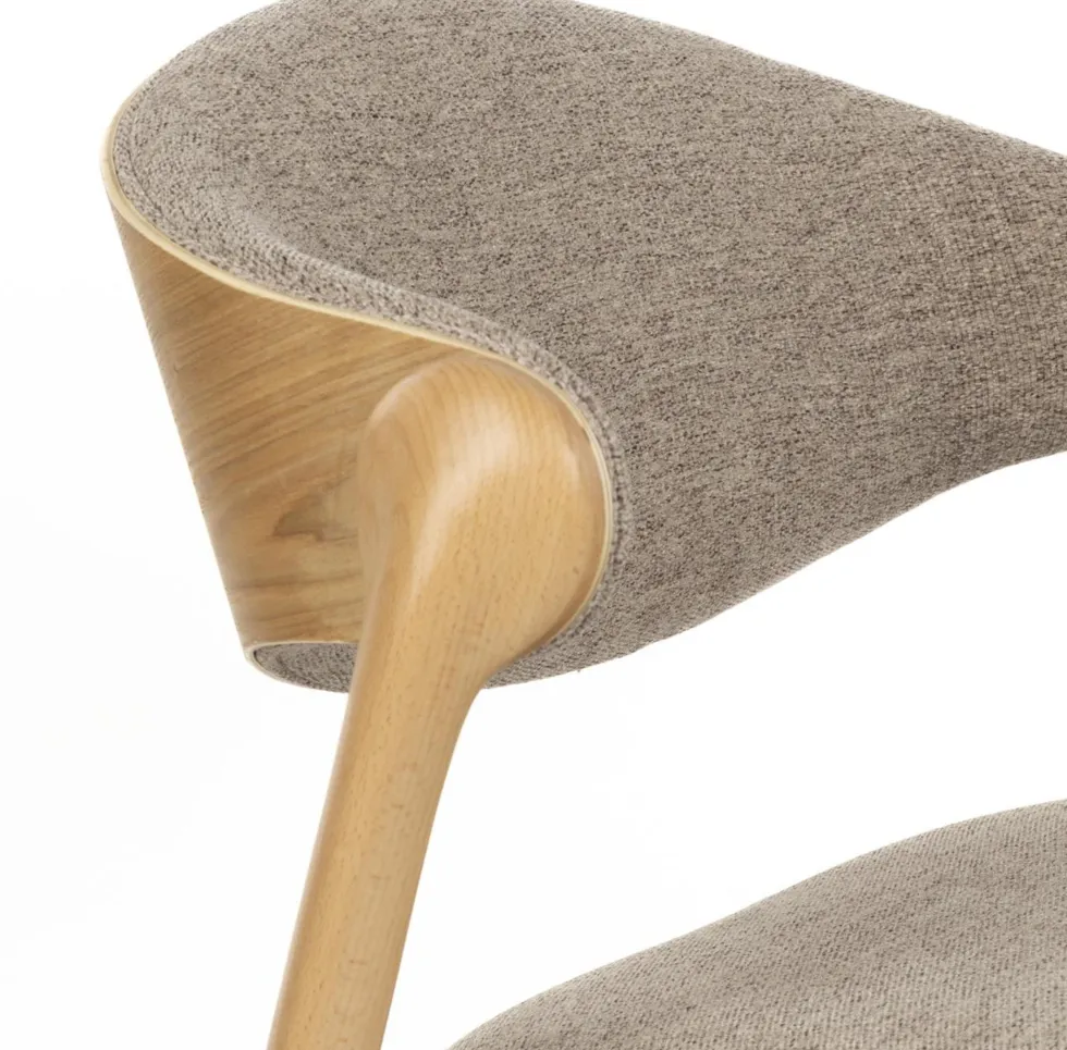 Chaise lounge en bois de hêtre 65x71x74cm Babington - Dutchbone