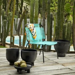 Chaise lounge noir Cielo - Ames