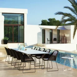 Chaise noire avec coussin noir Breeze - Cane-Line