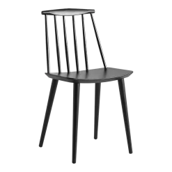 Chaise noire en bois de hêtre J77 - HAY