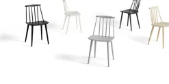 Chaise noire en bois de hêtre J77 - HAY