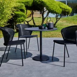 Chaise noire Lean - Cane-Line