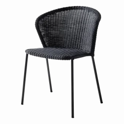 Chaise noire Lean - Cane-Line