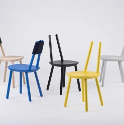 Chaise noire Naïve - Emko