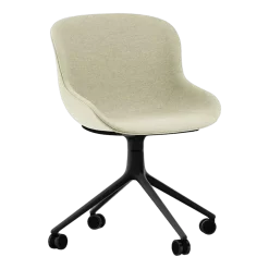 Chaise pivotante 4W Full Uph. Alu noir Hyg - Normann Copenhagen