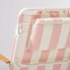 Chaise pliante de plage en toile à rayures rose Crew Pink Stripe The Penny - Business & Pleasure