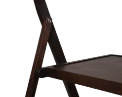 Chaise pliante en bouleau marron foncé 44 x 56 x 80 cm Folding - Frama