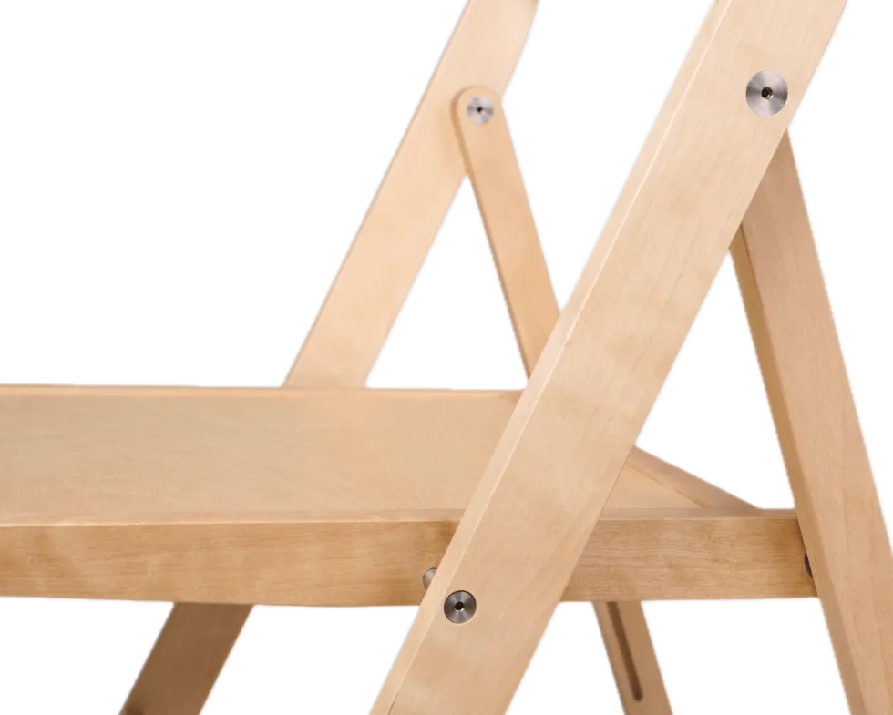 Chaise pliante en bouleau naturel 44 x 56 x 80 cm Folding - Frama