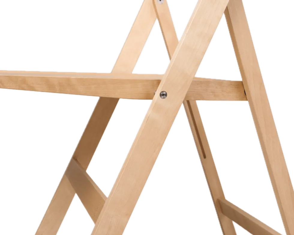 Chaise pliante en bouleau naturel 44 x 56 x 80 cm Folding - Frama