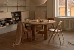 Chaise pliante en bouleau naturel 44 x 56 x 80 cm Folding - Frama