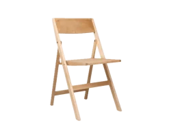 Chaise pliante en bouleau naturel 44 x 56 x 80 cm Folding - Frama