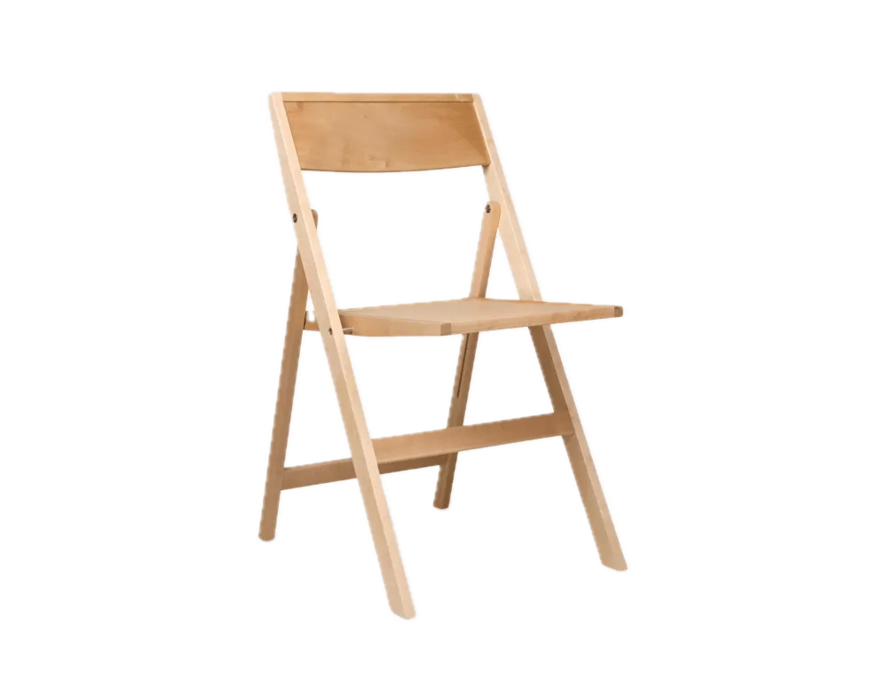 Chaise pliante en bouleau naturel 44 x 56 x 80 cm Folding - Frama