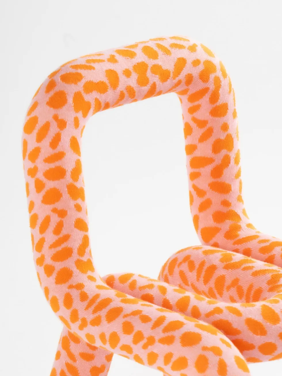 Chaise pour enfant en coton imprimé koï Mini Bold - Moustache