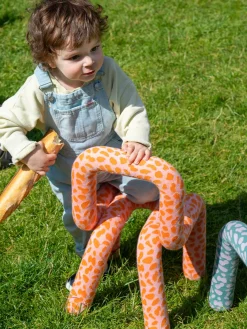 Chaise pour enfant en coton imprimé koï Mini Bold - Moustache