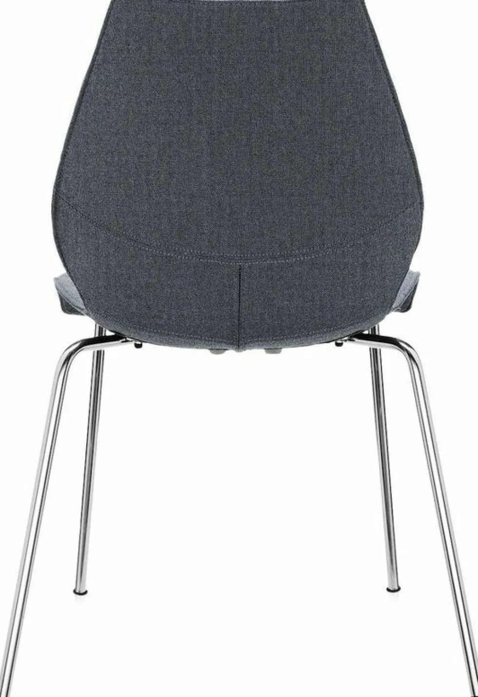 Chaise rembourrée gris foncé Maui Soft - Kartell