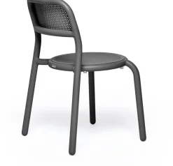 4 Chaises anthracites Toni - Fatboy