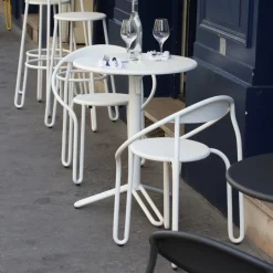 4 Chaises blanches Huggy Bistro - Maiori