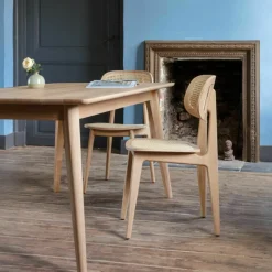 Chaise scandinave en cannage et chêne naturel Titus - Vincent Sheppard