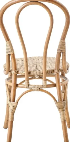 2 Chaises de bistrot rotin naturel Lulu - Sika Design