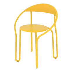 4 Chaises moutarde Huggy Bistro - Maiori