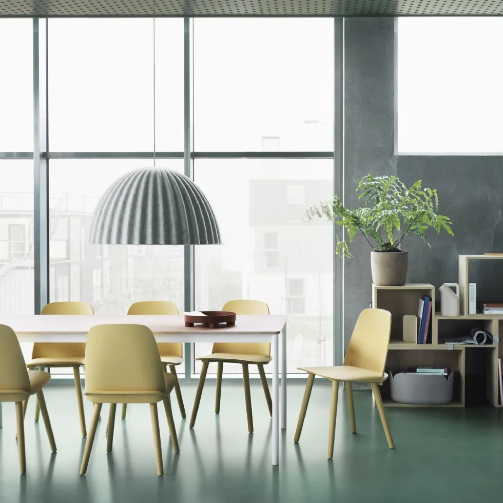 Chaise verte Nerd - Muuto