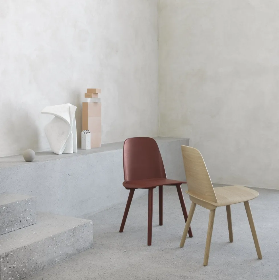 Chaise verte Nerd - Muuto