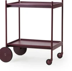 Chariot en acier bordeaux Rul - Normann Copenhagen