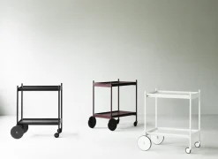 Chariot en acier bordeaux Rul - Normann Copenhagen