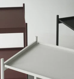 Chariot en acier gris clair Rul - Normann Copenhagen