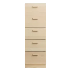 Chiffonier et plinthes en bois mdf frêne 41x121,5cm Relief - String furniture
