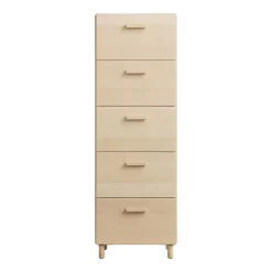 Chiffonnier en bois mdf frêne 41x121,5cm Relief - String furniture
