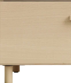 Chiffonnier en bois mdf frêne 41x121,5cm Relief - String furniture