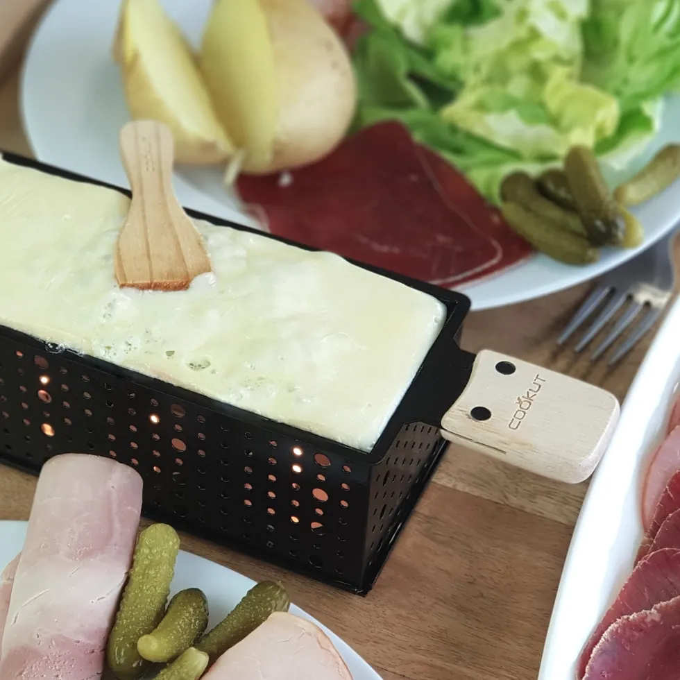 Coffret raclette à la bougie et fondue Lumi - Cookut