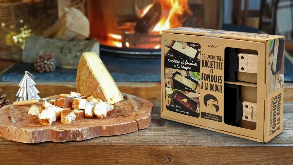 Coffret raclette à la bougie et fondue Lumi - Cookut