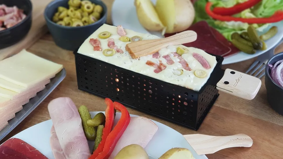 Coffret raclette à la bougie et fondue Lumi - Cookut