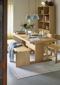 Commode en bois de chêne 110x35xh190cm Read - Hübsch