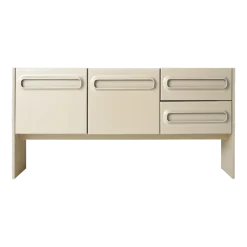 Commode en bois mdf crème 160x42 cm Space - HKliving