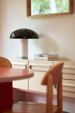 Commode en bois mdf crème 160x42 cm Space - HKliving