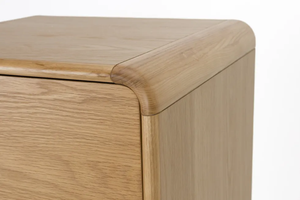 Commode en bois naturel 40x45x112cm Rise - Zuiver