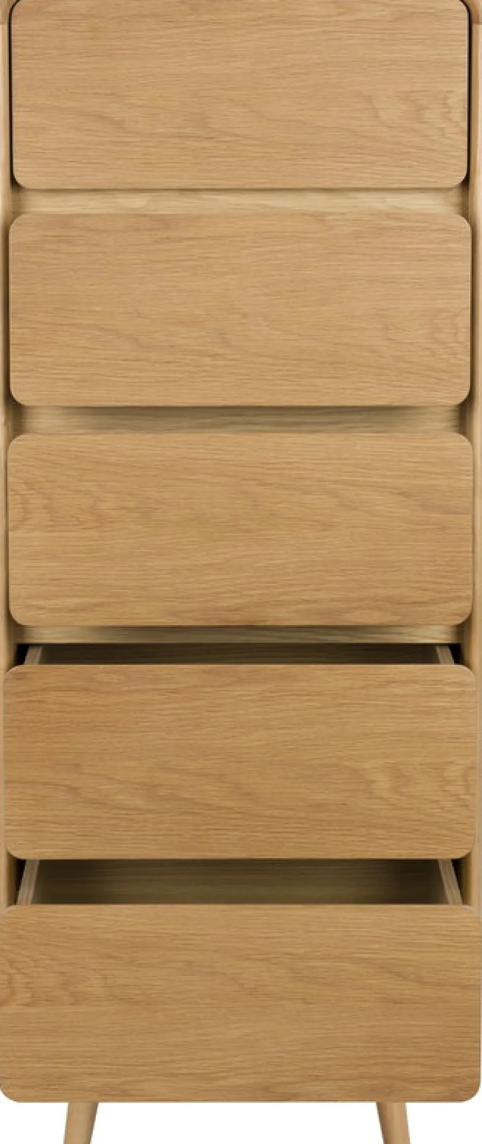 Commode en bois naturel 40x45x112cm Rise - Zuiver