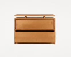Commode en bouleau brun chaud 100 x 35 x 70 cm Ratio - Frama