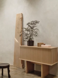 Commode en chêne naturel 100x72,5cm Stilt - Ferm Living