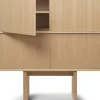 Commode en chêne naturel 100x109cm Stilt - Ferm Living