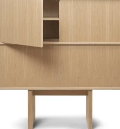 Commode en chêne naturel 100x109cm Stilt - Ferm Living