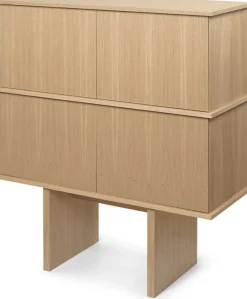 Commode en chêne naturel 100x109cm Stilt - Ferm Living
